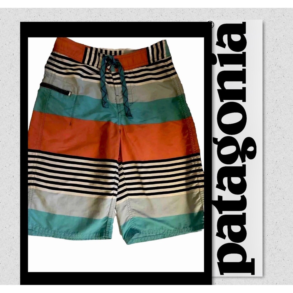 PATAGONIA- Boy's - Youth - Size 10 - Board Shorts / Swim Shorts / Swim Trunks
